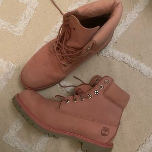 Pink Timberlands